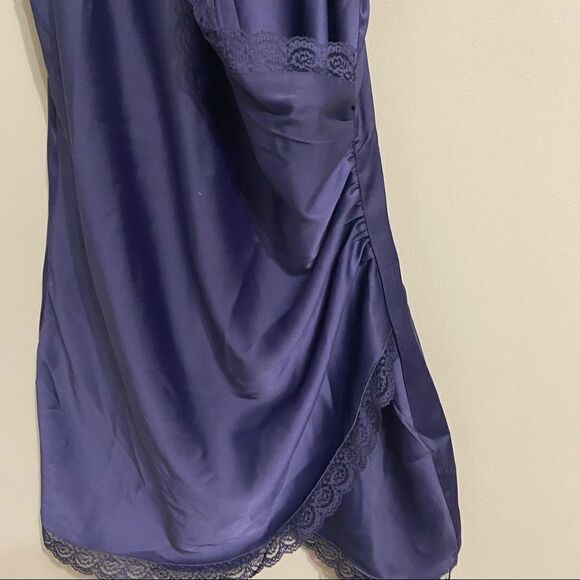 𝅺new UO Margaux Satin Wrap Slip Dress - Picture 5 of 8